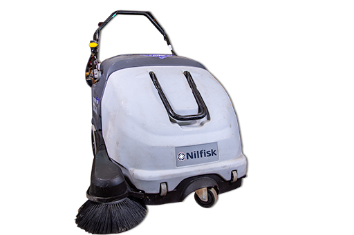 Sweeper Walk Behind Big Boy Battery Operated