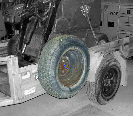 DINGO TRAILER SPARE  WHEEL
